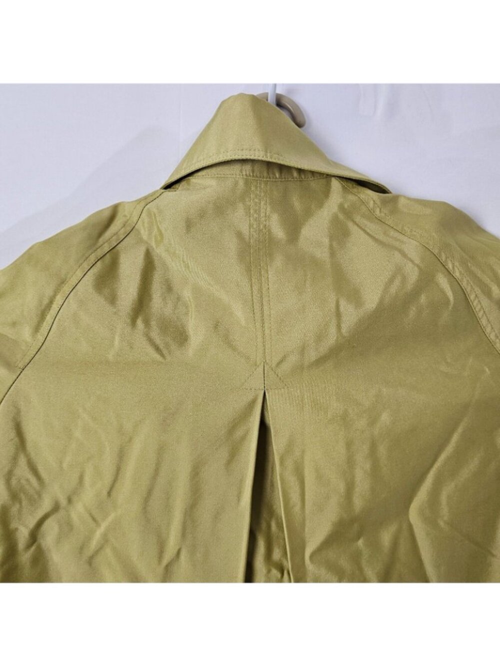 NWT Lafayette 148 Swing Jacket Womens 4 Pistachio Polished Lux Green Coat Zip - Picture 11 of 15